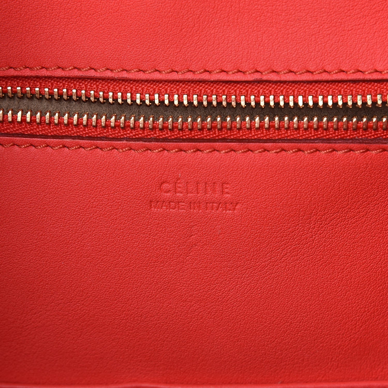 Celine Smooth Calfskin Mini Tie Knot Tote Alizarin 6 of 21