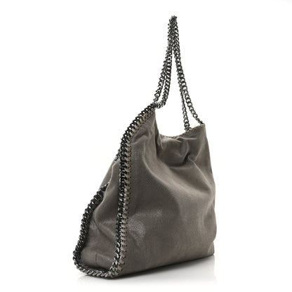 Stella McCartney Shaggy Deer Falabella Fold Over Tote Grey 3 of 9