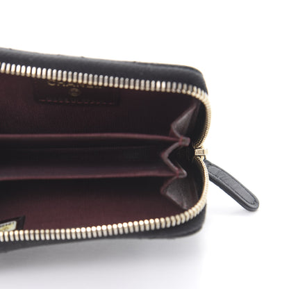 Chanel Lambskin Quilted Zip Coin Purse Black 5 of 10