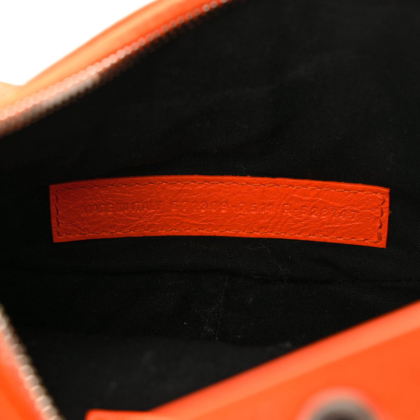 Agneau Arena Le Cagole Shoulder Bag XS Orange