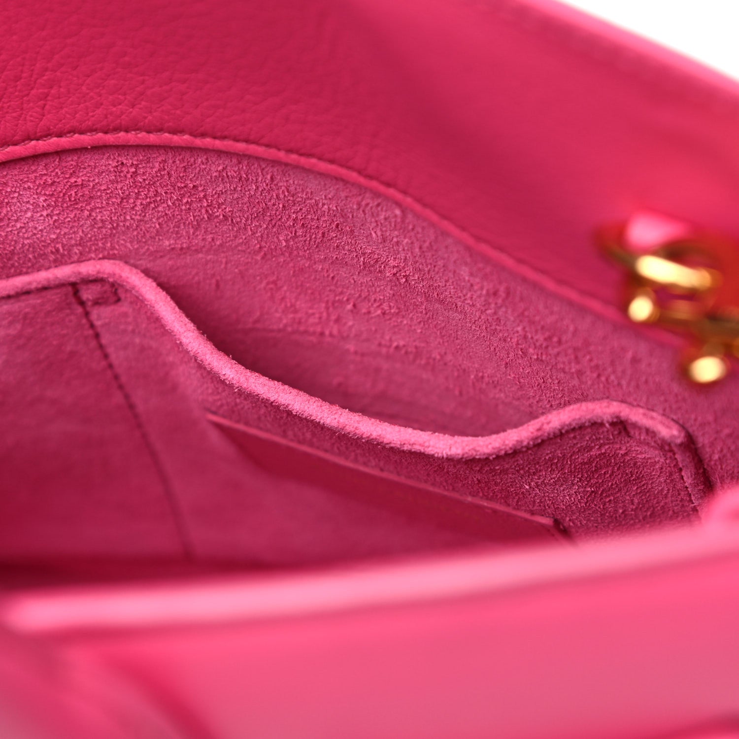 Saint Laurent Calfskin Nano Sac De Jour Lipstick Fuchsia 11 of 19