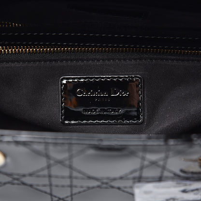 Christian Dior Patent Cannage Medium Lady Dior Black 5 of 9
