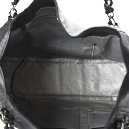 Chanel Glazed Caviar East West Modern Chain Tote Black 5 of 11