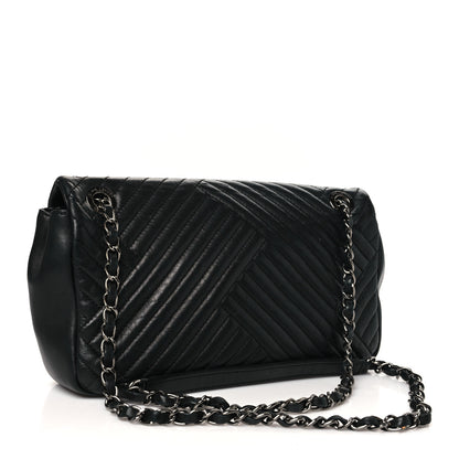 Chanel Lambskin Small CC Crossing Flap Black 3 of 12