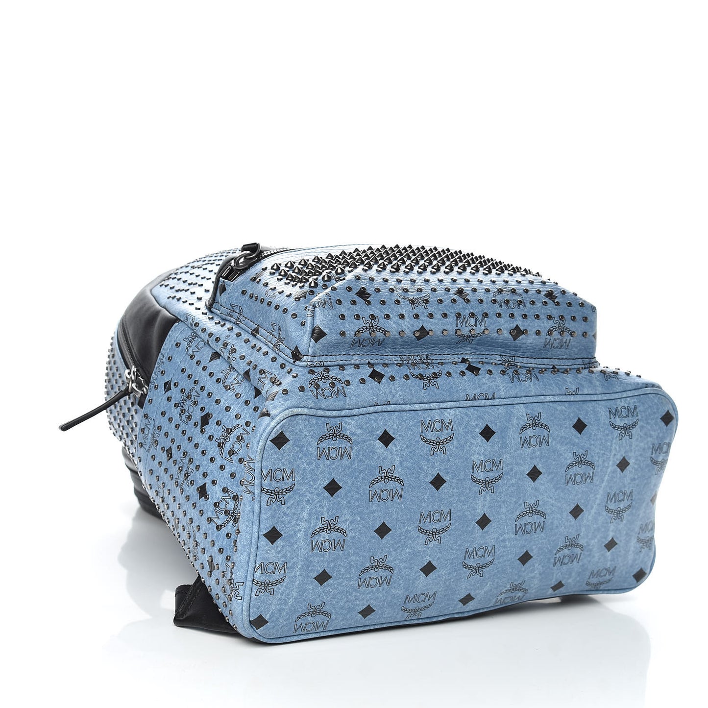 Visetos Studded Medium Backpack Blue