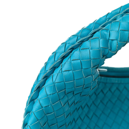 Bottega Veneta Nappa Intrecciato Large Veneta Hobo Turquoise 11 of 14