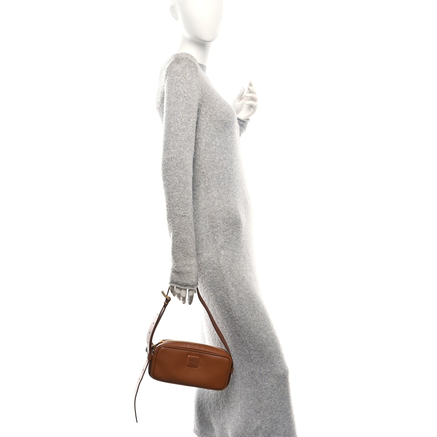 Soft Calf Softy Shoulder Bag Cognac
