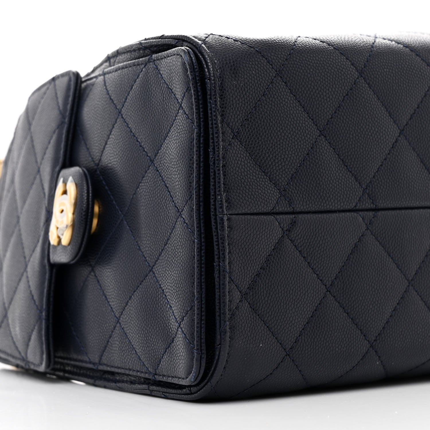 Chanel Caviar Quilted Small Chanel 25 Handbag Dark Navy 9 of 12