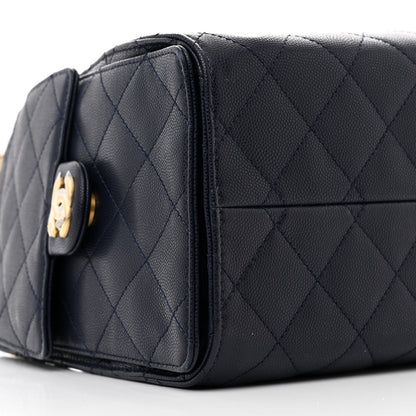 Chanel Caviar Quilted Small Chanel 25 Handbag Dark Navy 9 of 12
