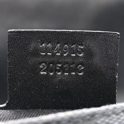 Gucci Monogram Horsebit Chain Studded Flap Shoulder Bag Black 7 of 14