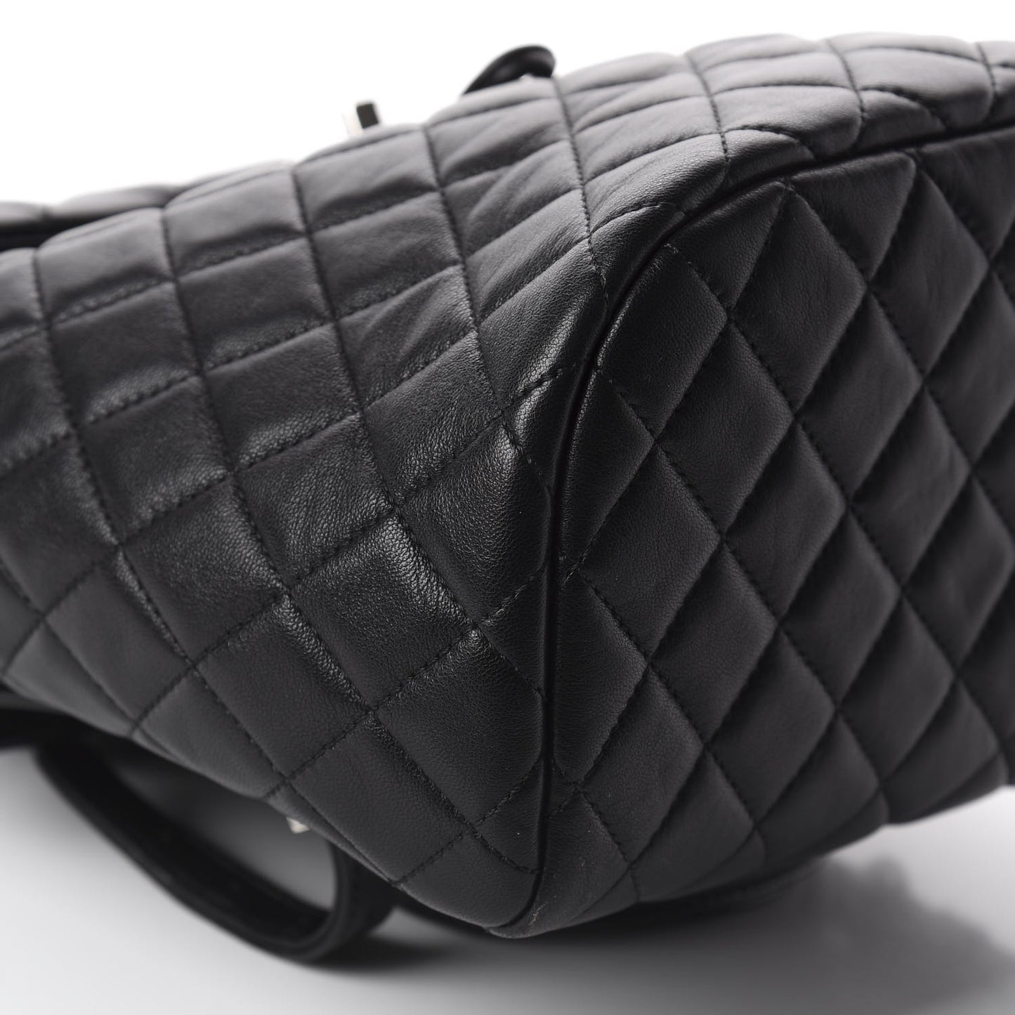 Lambskin Quilted Small Urban Spirit Backpack Black