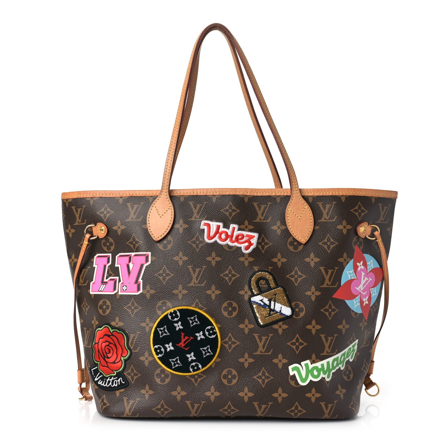 Monogram Travel Stickers Neverfull MM