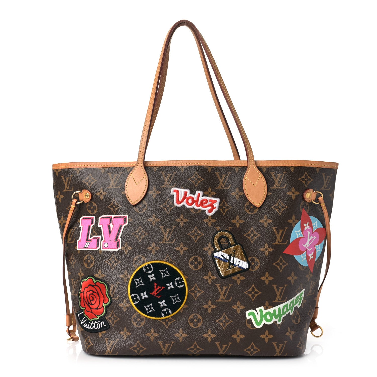 Louis Vuitton Monogram Travel Stickers Neverfull MM 3 of 10