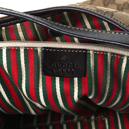 Gucci Monogram Medium New Britt Hobo Dark Brown 6 of 17