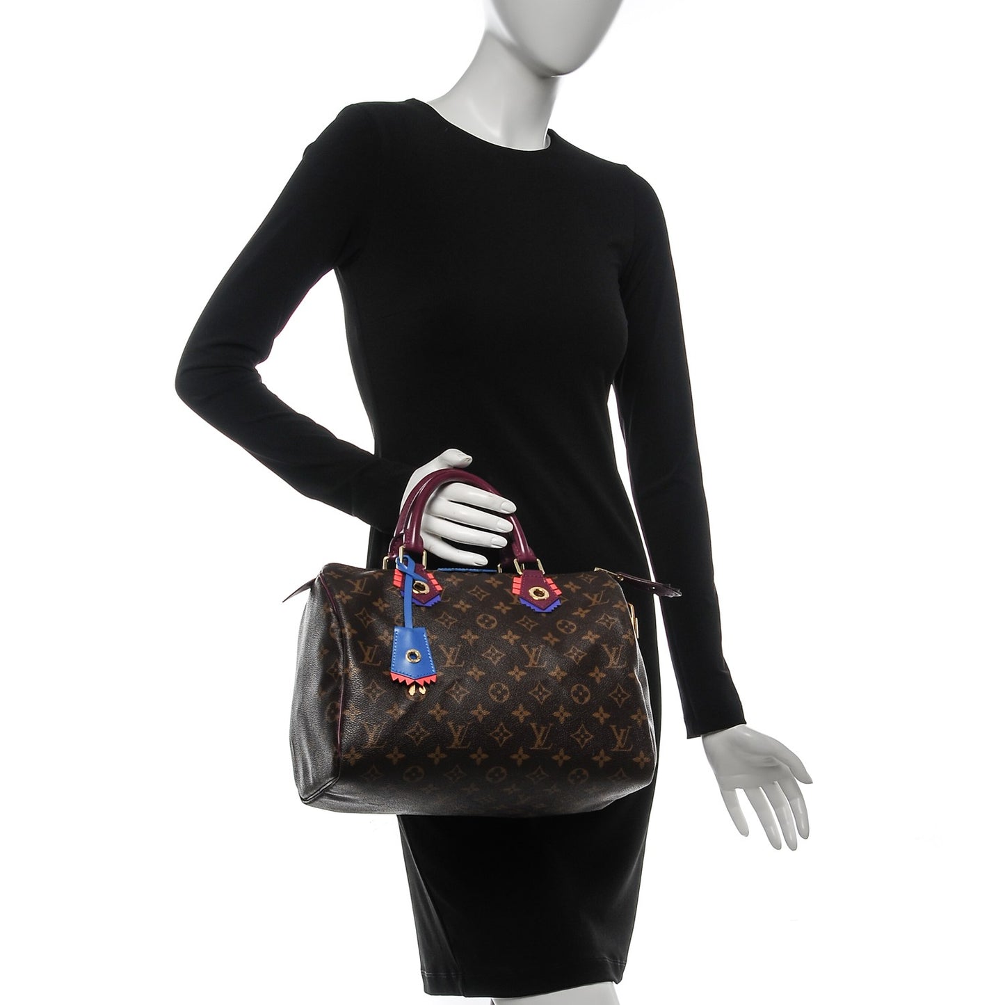 Monogram Totem Speedy 30 Magenta