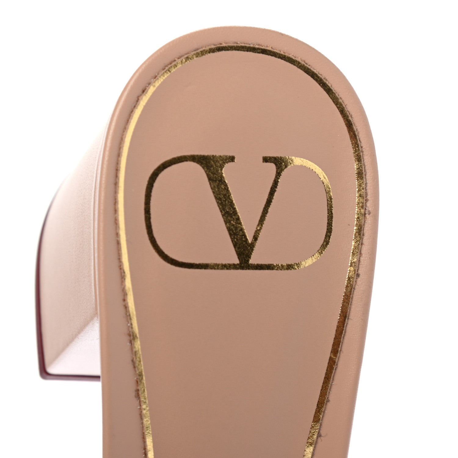 Valentino Garavani Nappa Rope 60mm Slide Sandals 35.5 Rose Cannelle 6 of 7