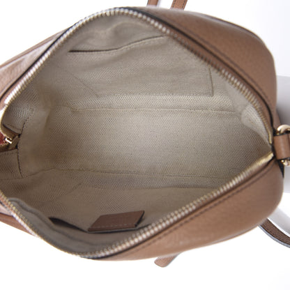 Gucci Pebbled Calfskin Small Soho Disco Bag Camelia 5 of 17