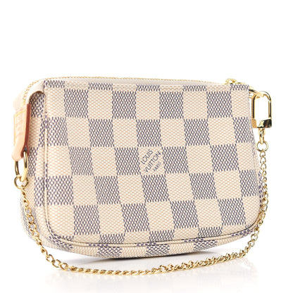 Louis Vuitton Damier Azur Mini Pochette Accessories 3 of 8