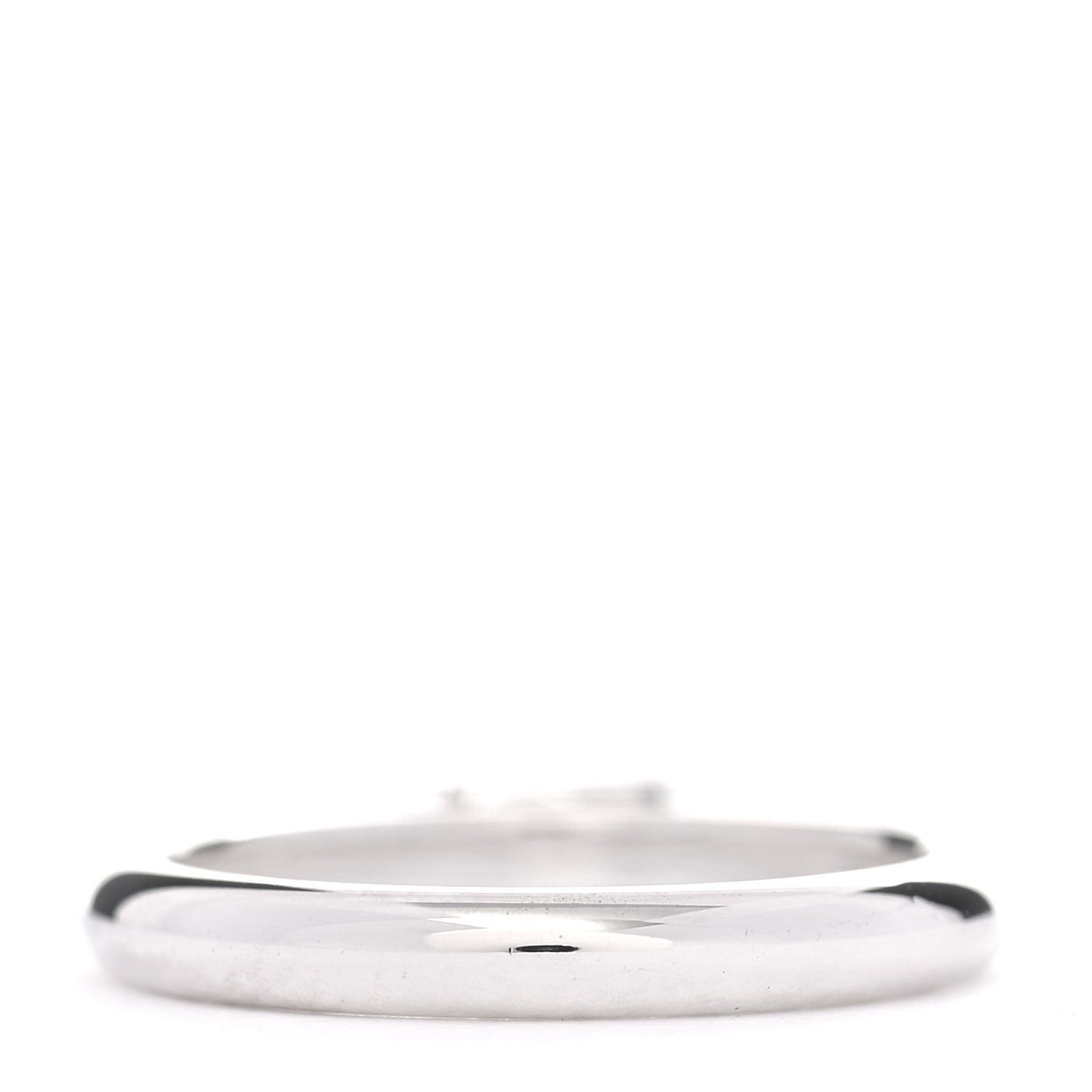 Sterling Silver Enamel Return to Tiffany Double Heart Ring Blue 56 7.5