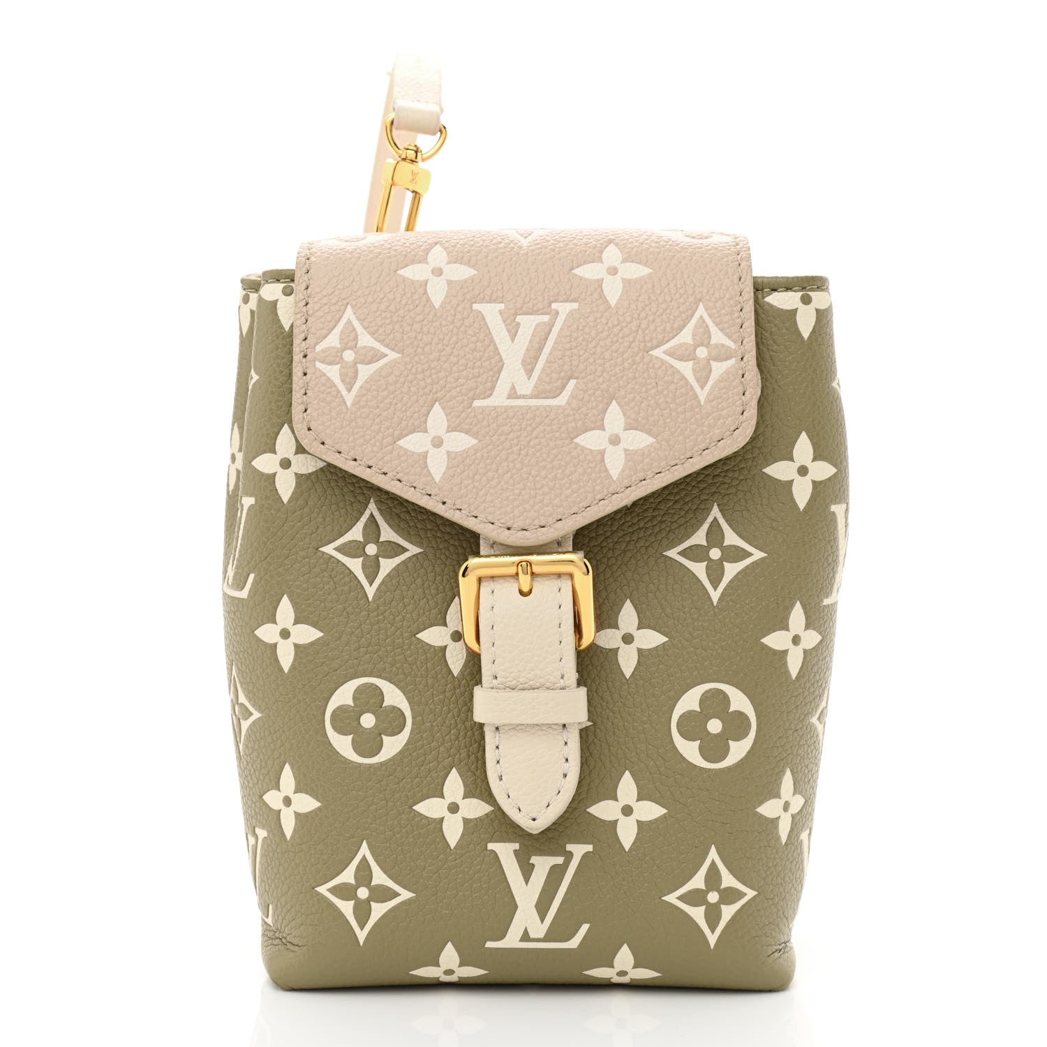 Louis Vuitton Empreinte Monogram Spring In The City Tiny Backpack Kaki Beige Cream 1 of 9