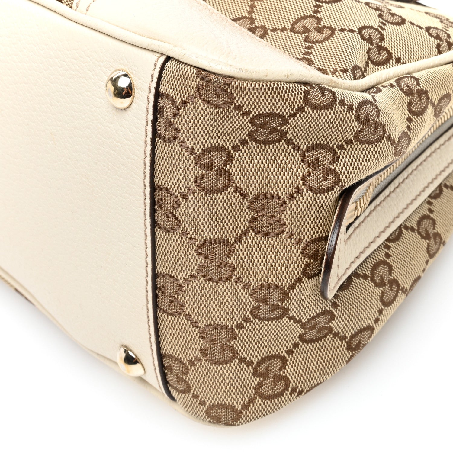 Gucci Monogram Small Princy Satchel Off White 11 of 11