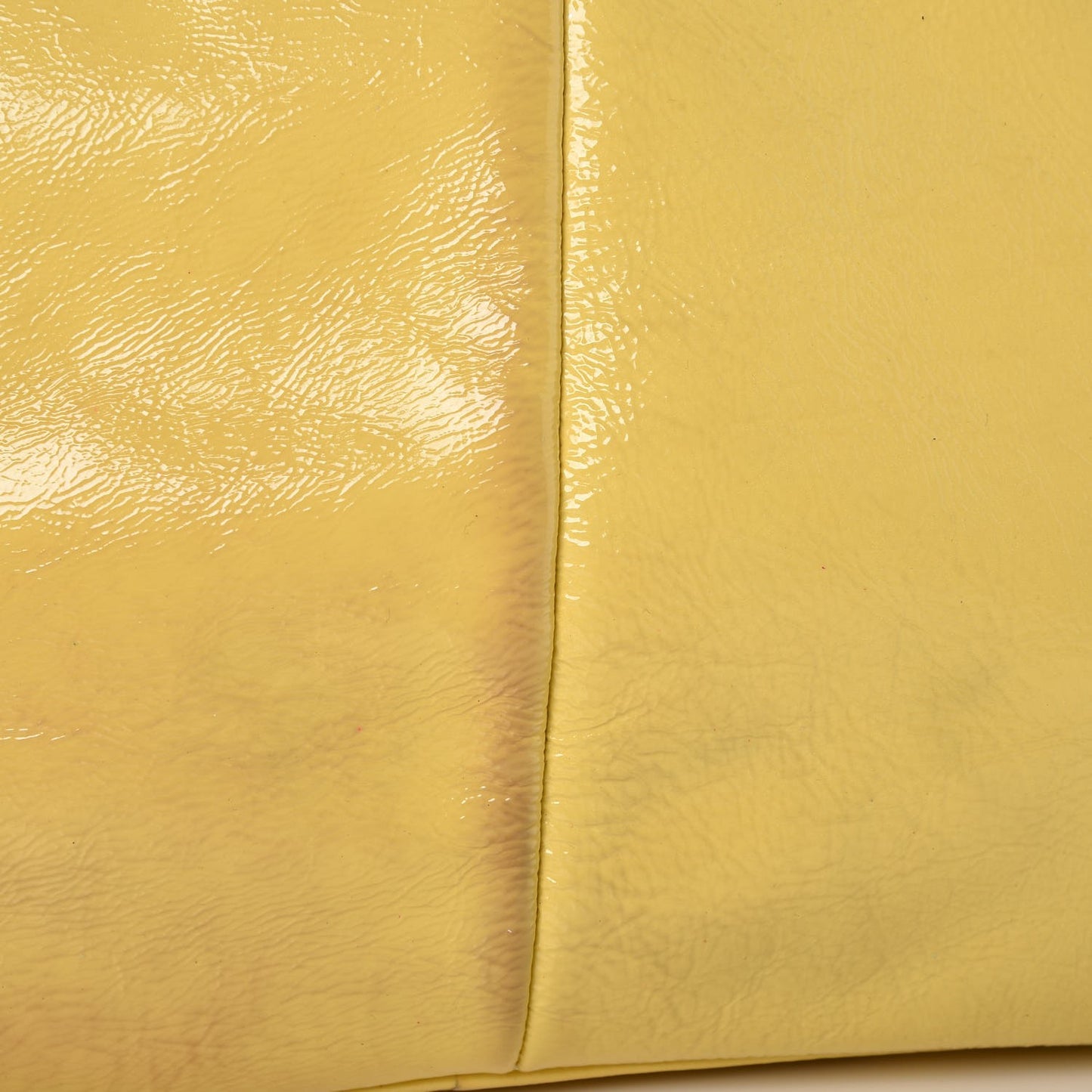 Patent Belle de Jour Cabas Tote Yellow