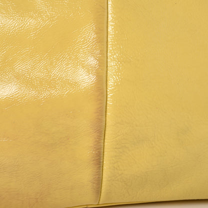 Saint Laurent Patent Belle de Jour Cabas Tote Yellow 15 of 16