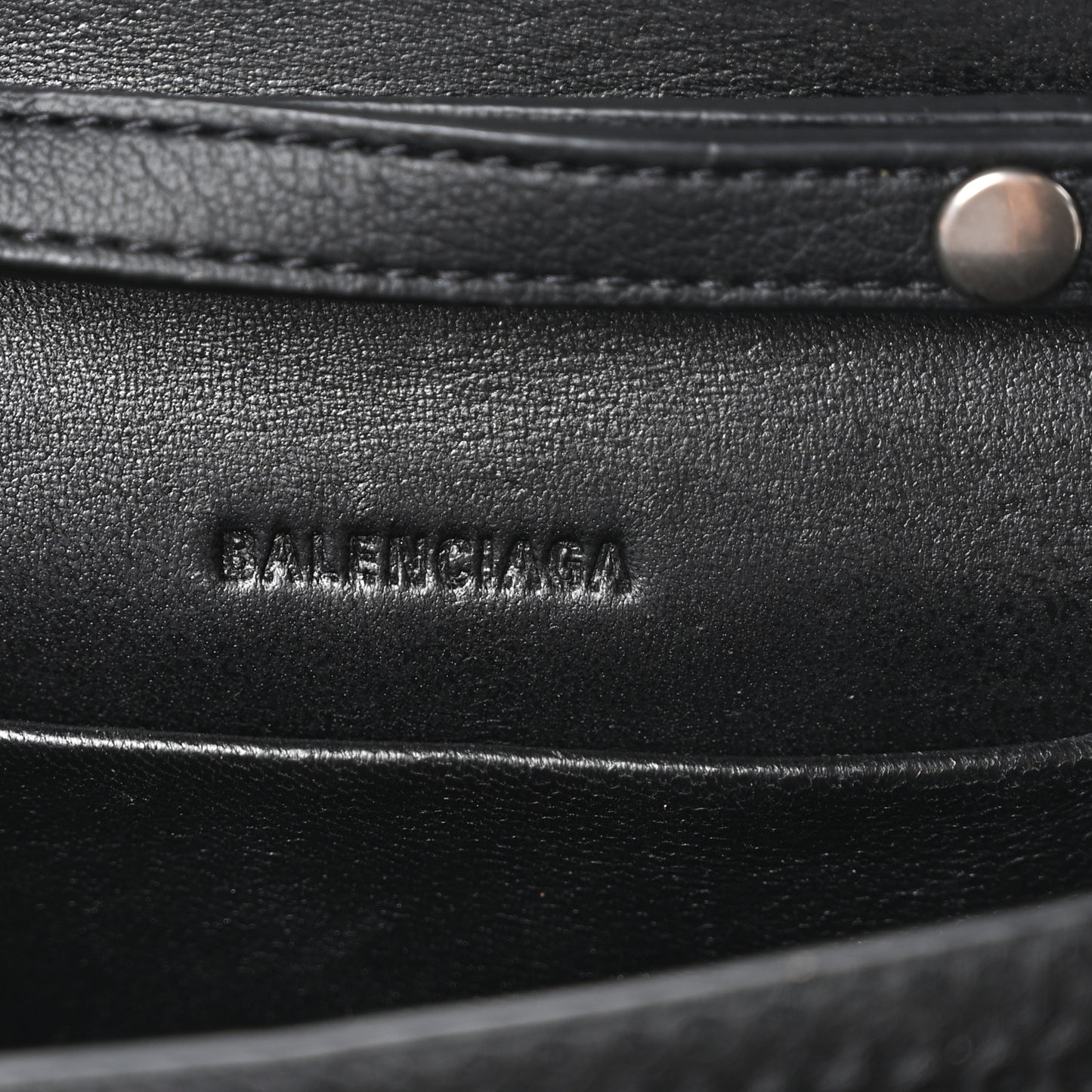 Faux Calfskin Fabric Sneakerhead Phone Crossbody Bag Black