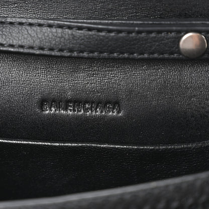 Balenciaga Faux Calfskin Fabric Sneakerhead Phone Crossbody Bag Black 6 of 9