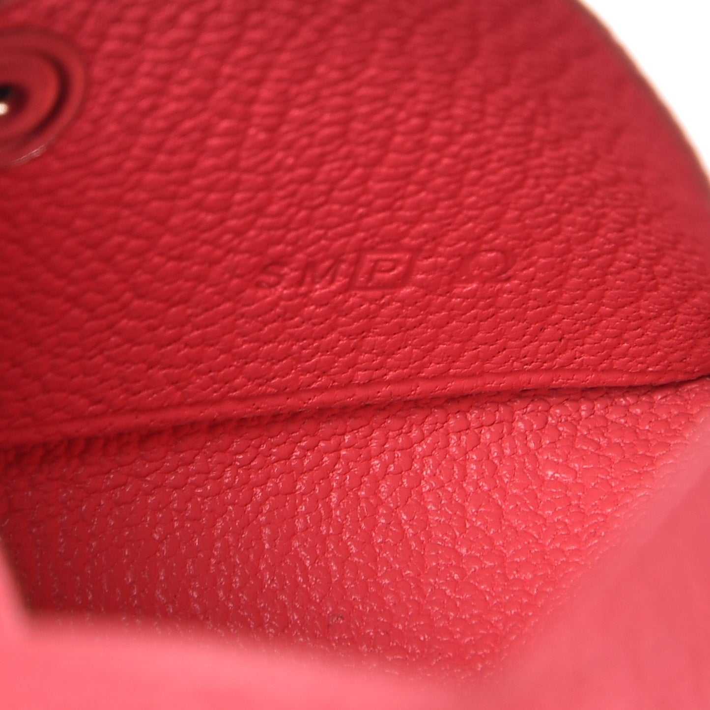 Chevre Mysore Calvi Card Case Rose Lipstick