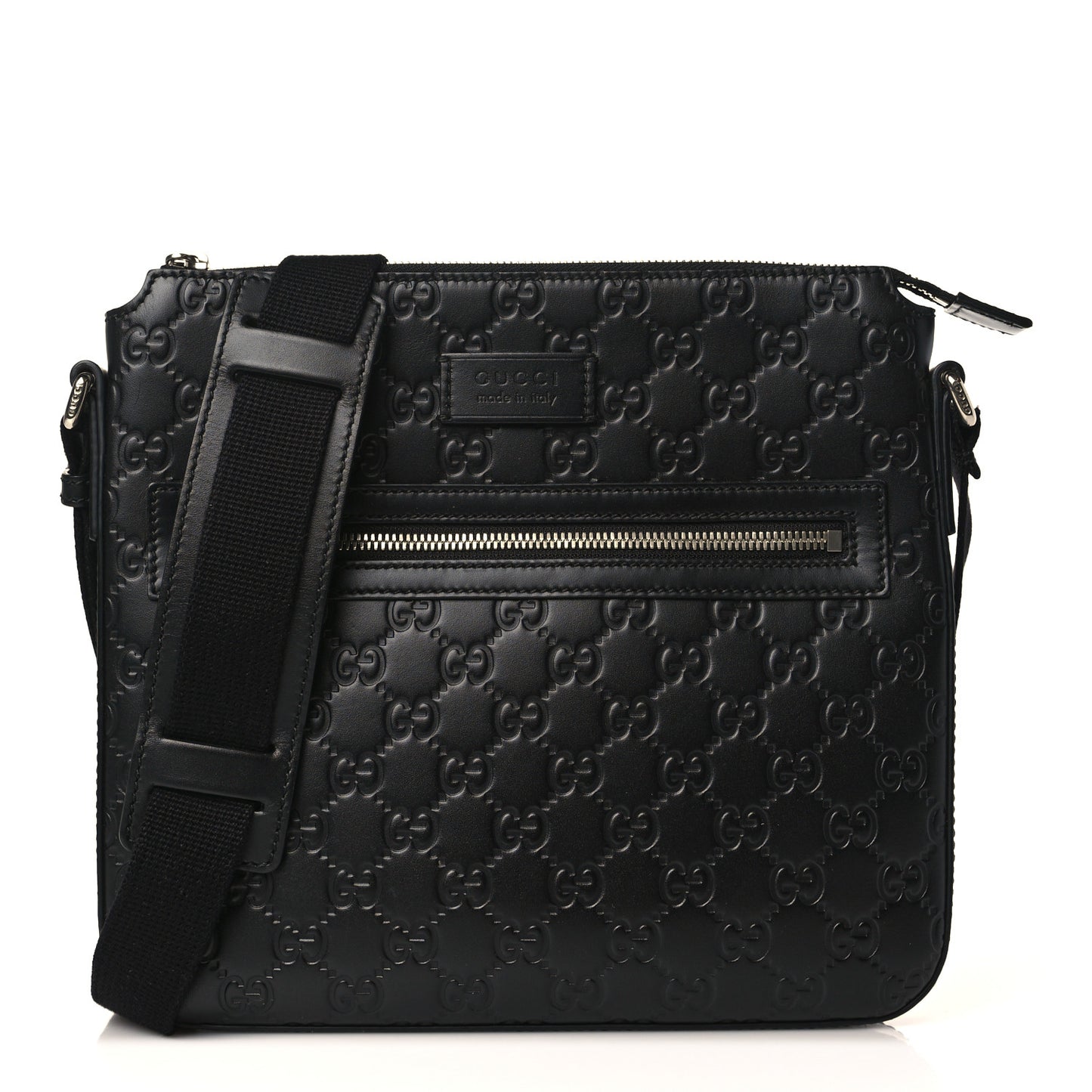 Guccissima Signature Small Messenger Bag Black