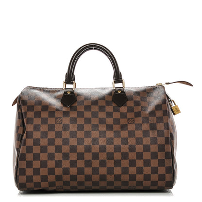 Louis Vuitton Damier Ebene Speedy 35 1 of 15