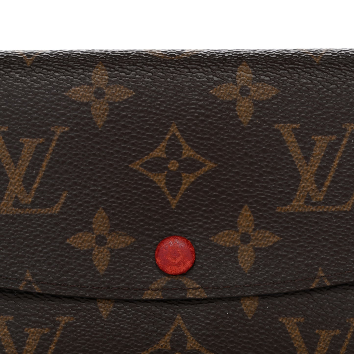 Monogram Emilie Wallet Red