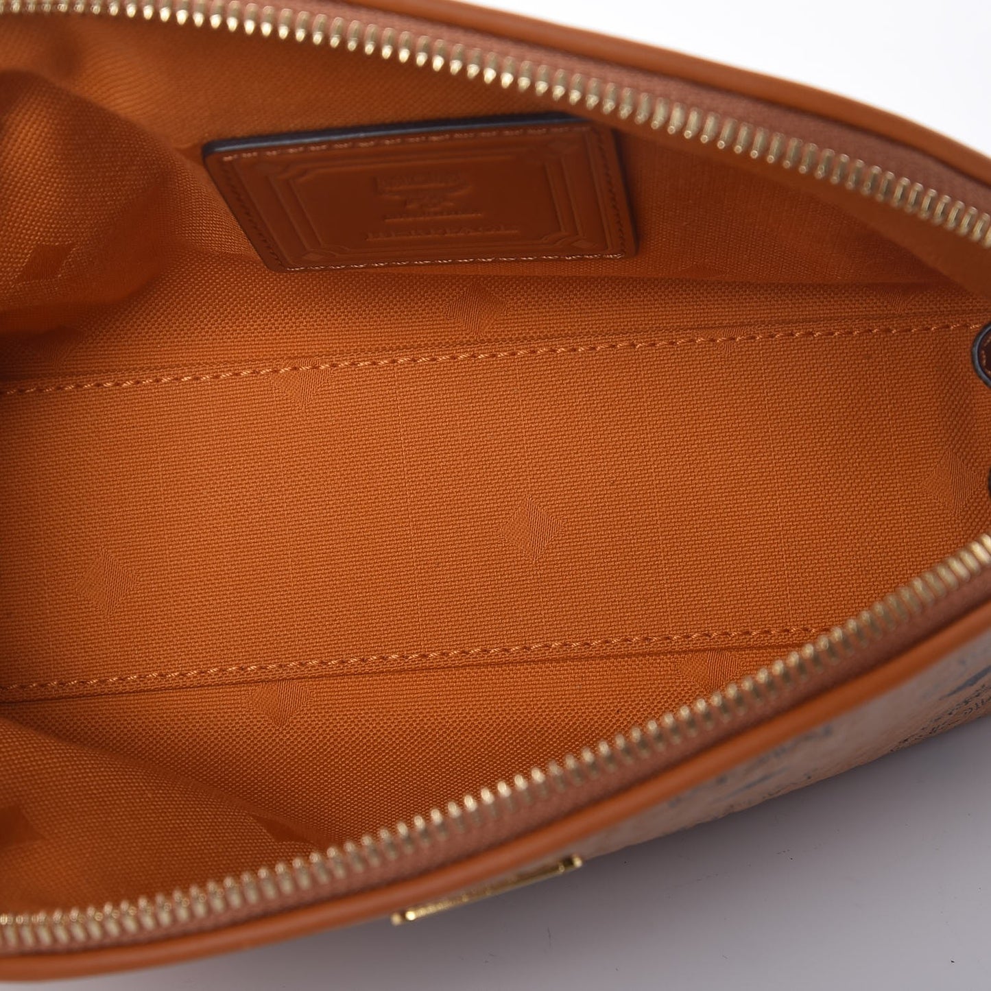 Visetos Heritage Large Cosmetic Pouch Cognac