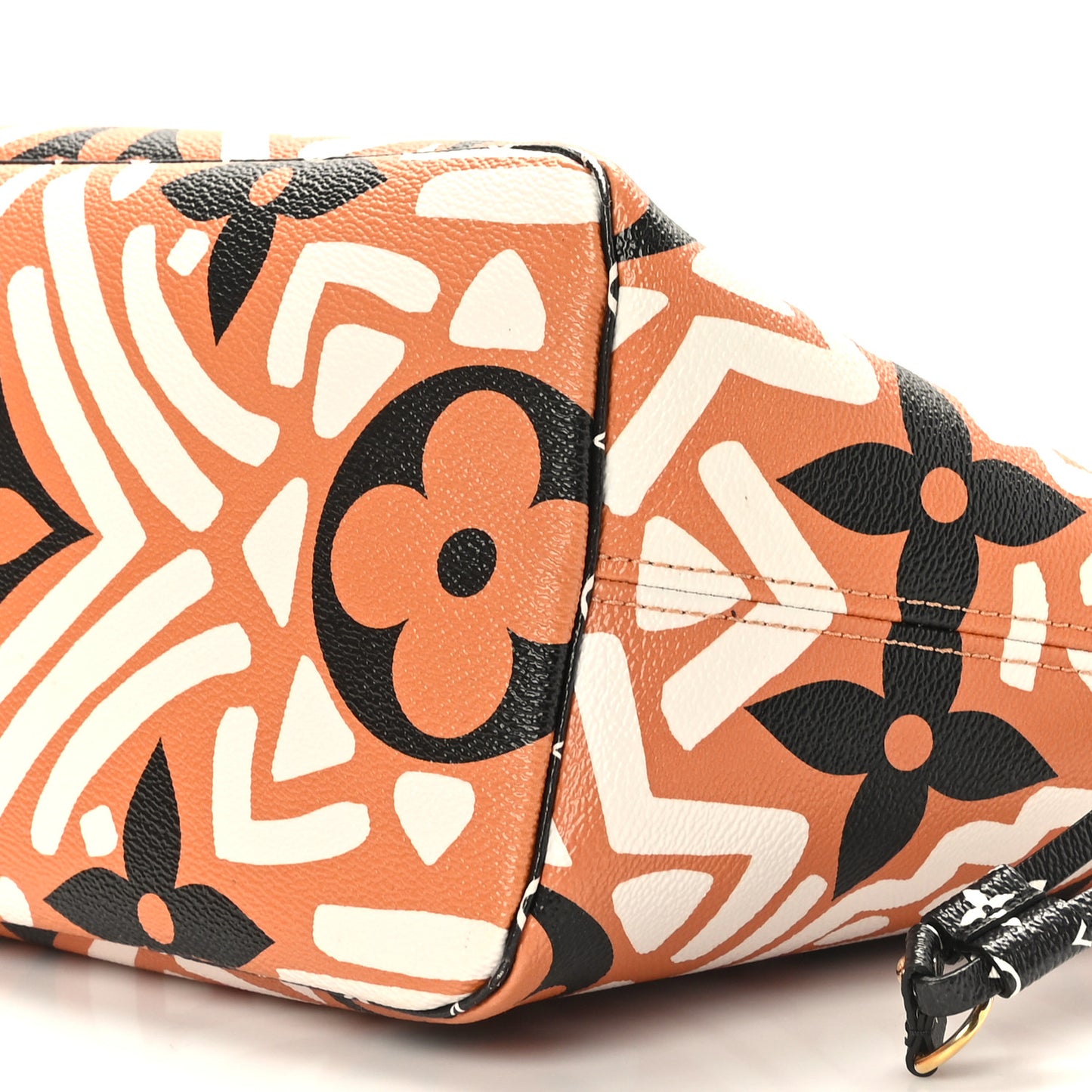 Monogram Giant Crafty Neverfull MM Creme Caramel