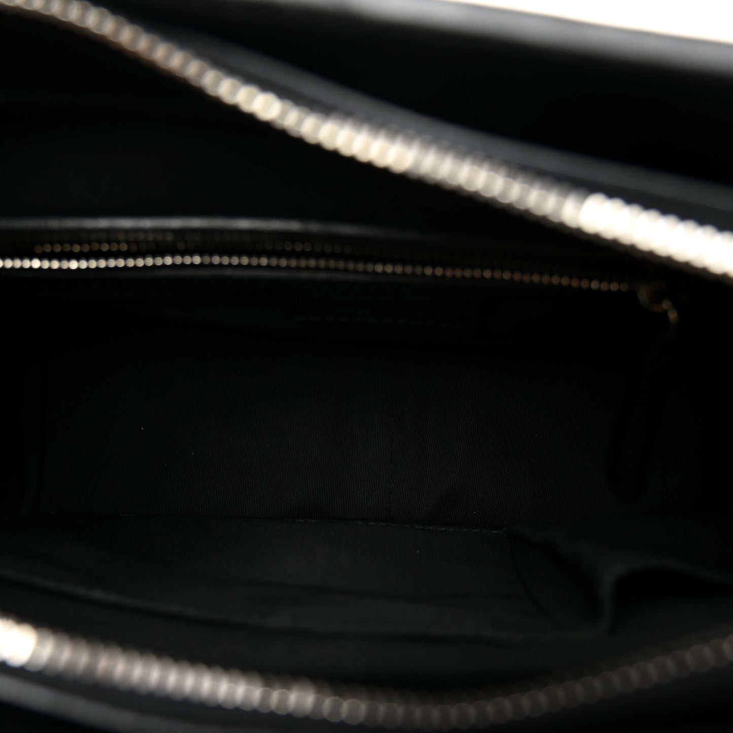 Coated Canvas Cannage Crossbody Bag Black