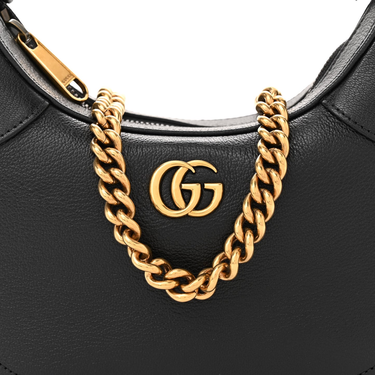 Goatskin Small Aphrodite Shoulder Bag Black