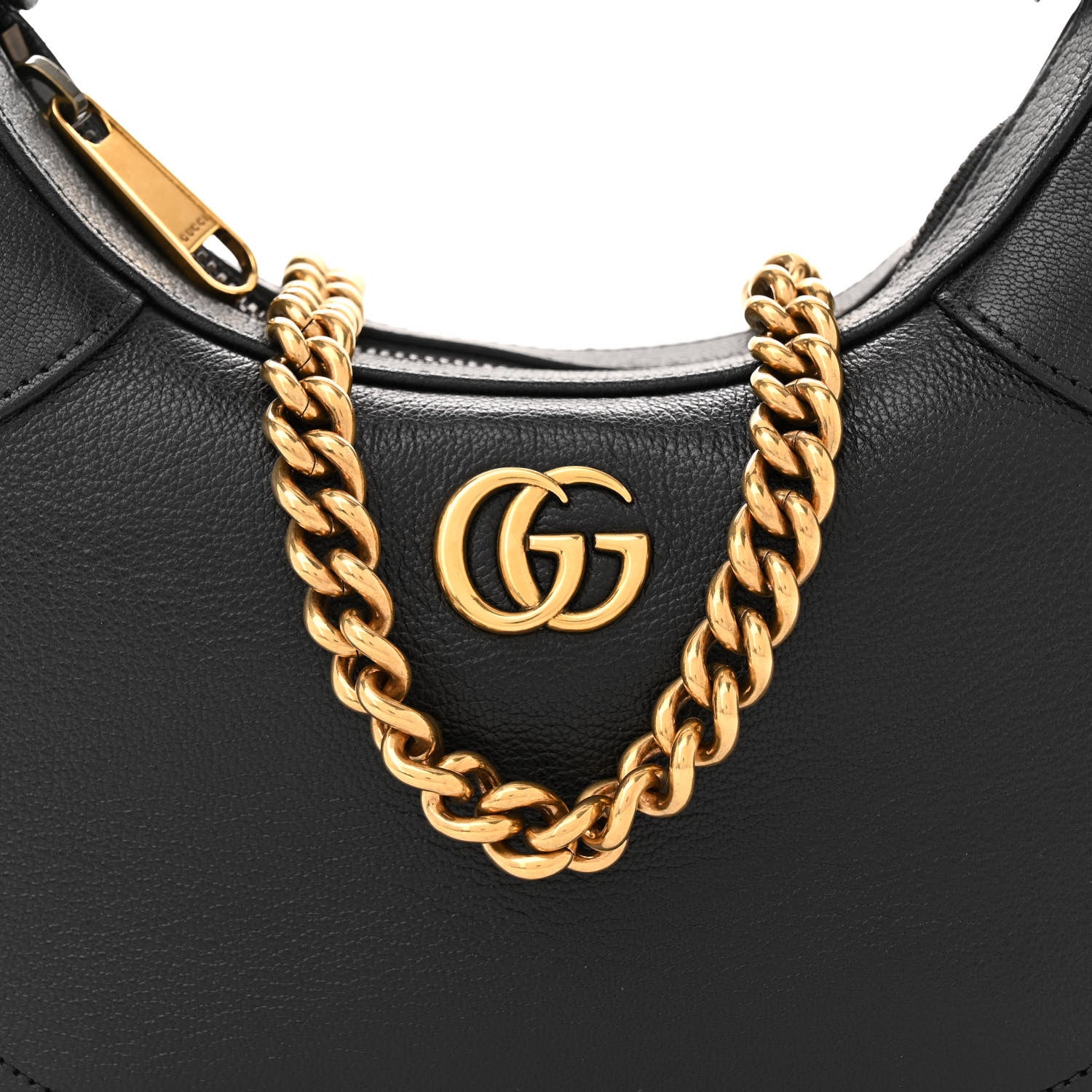 Gucci Goatskin Small Aphrodite Shoulder Bag Black 8 of 10
