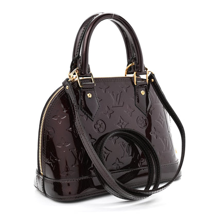 Louis Vuitton Vernis Alma BB Amarante 3 of 10