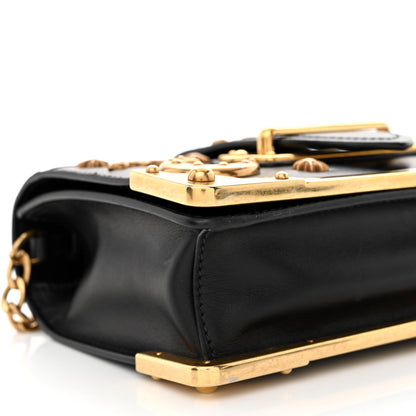 Prada City Calf Saffiano Cahier Astrology Bag Black 9 of 13