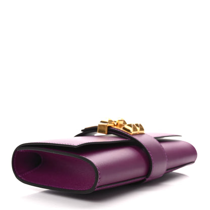 Hermes Tadelakt Medor 23 Clutch Anemone 4 of 7