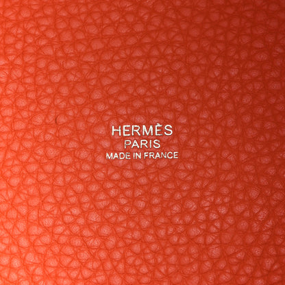 Hermes Taurillon Clemence Picotin Lock 18 PM Feu 6 of 10