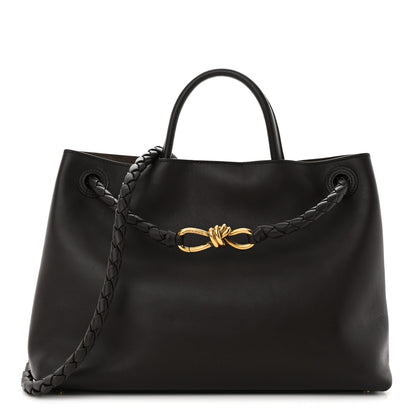 Bottega Veneta Silky Calfskin Medium Andiamo Shoulder Bag Fondant 1 of 10