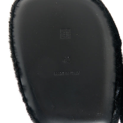 Givenchy Shearling Show Stiletto Pumps 40 Black 6 of 8