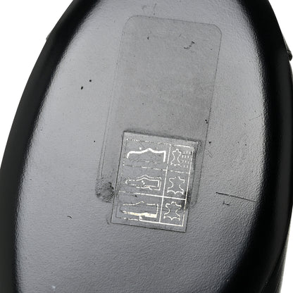 Chanel Lambskin Grosgrain Camellia Ballerina Flats 37 Black 8 of 17