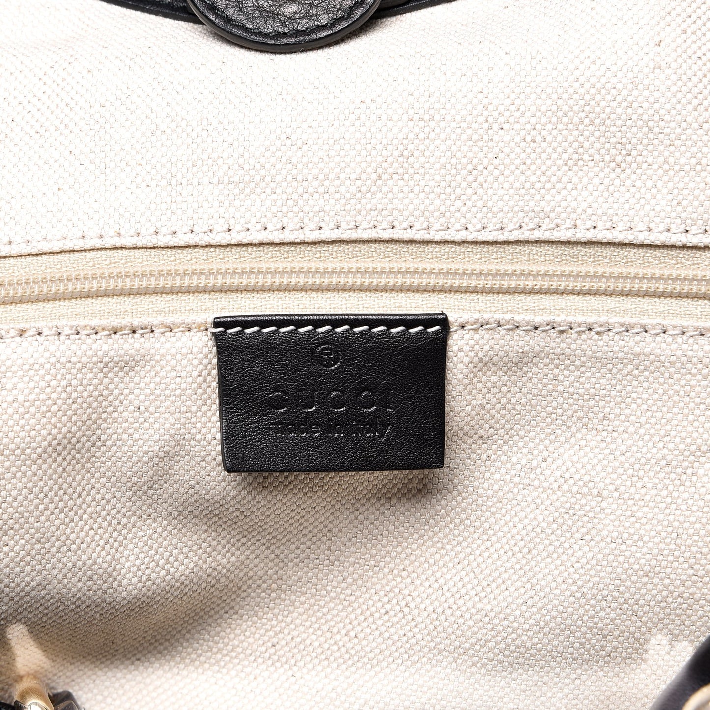 Guccissima Medium Sukey Tote Black