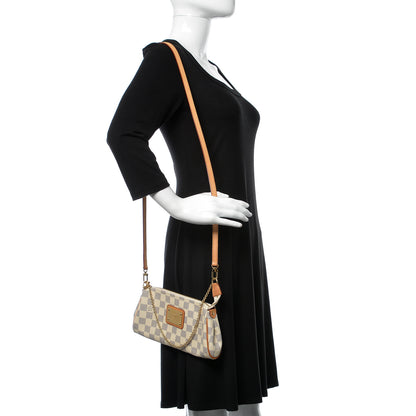 Louis Vuitton Damier Azur Eva Clutch 2 of 9