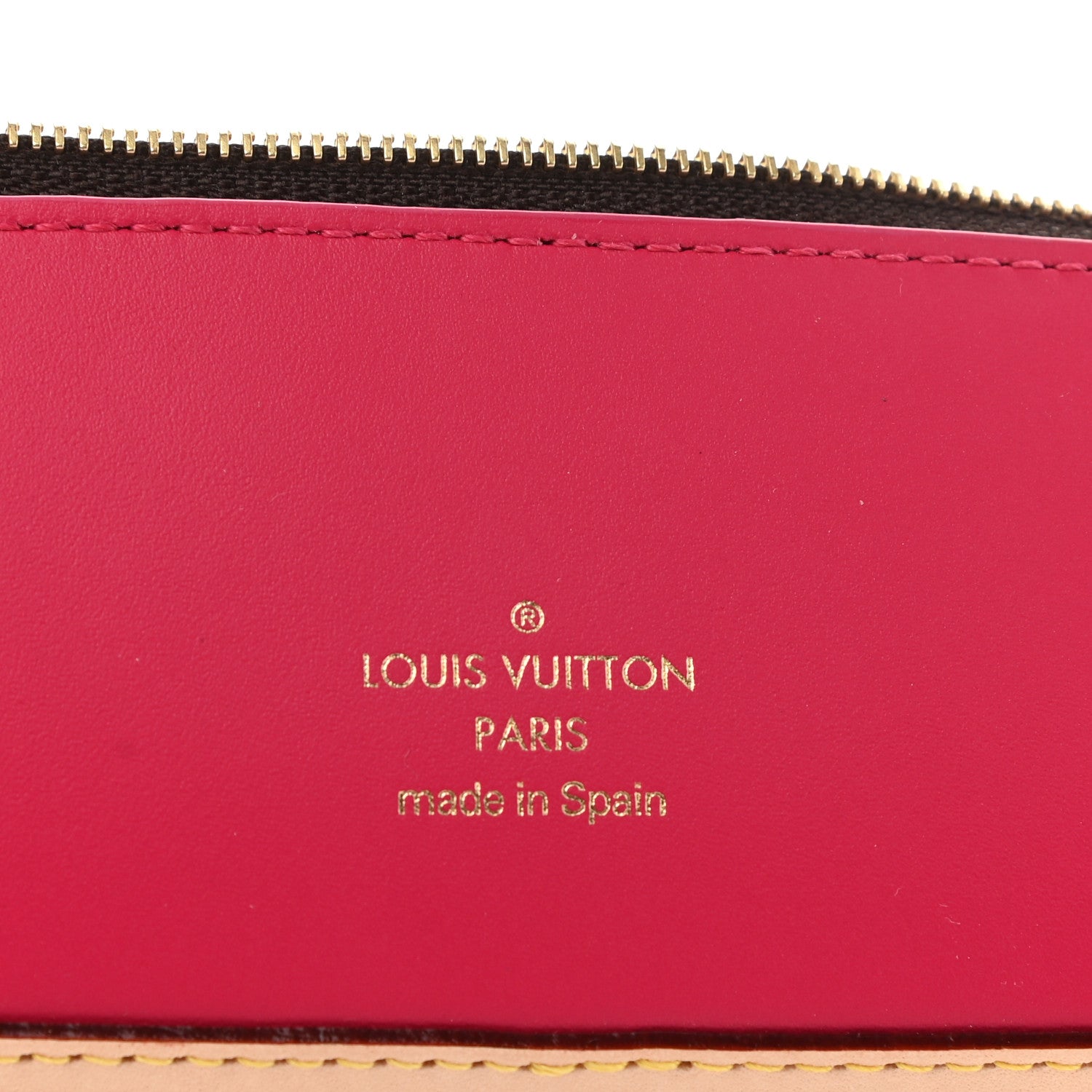Louis Vuitton Monogram 2021 Christmas Animation Hollywood Elizabeth Pencil Pouch Coquelicot 7 of 7