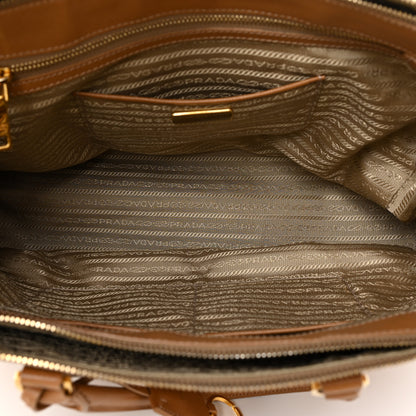 Prada Saffiano Large Galleria Double Zip Tote Caramel 5 of 32