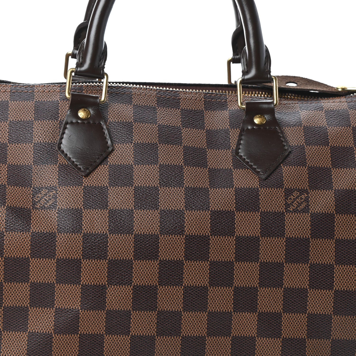 Louis Vuitton Damier Ebene Speedy 30 7 of 9